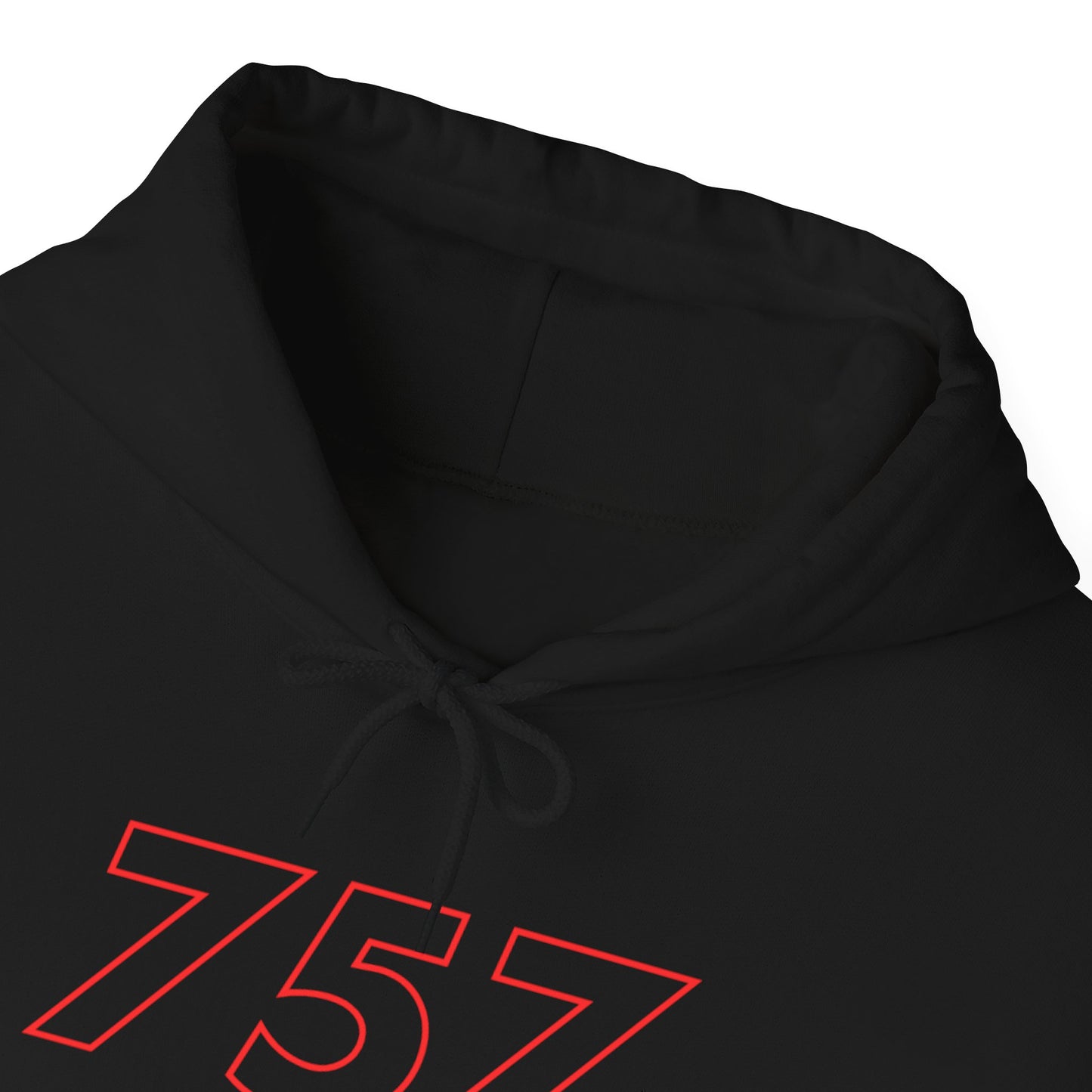 The Finest 757 Red & Black Hoodie