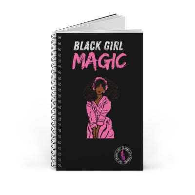 Black Girl Magic Spiral Journal